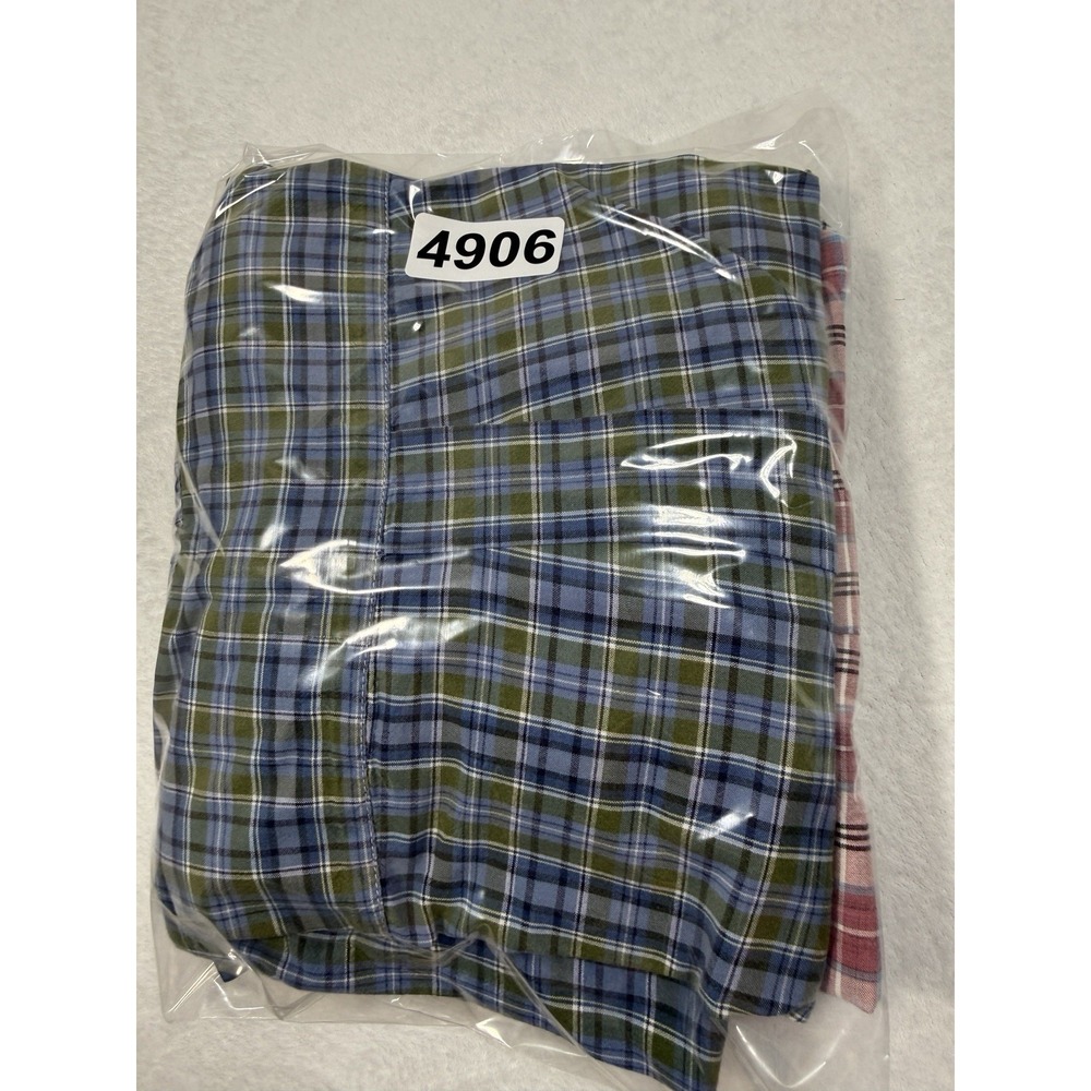 Brooks Brothers 346 Mens XL Short Sleeve Plaid Button Down Shirt Bundle 2 Pack - Picture 7 of 7